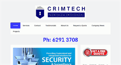 Desktop Screenshot of crimtech.com.au