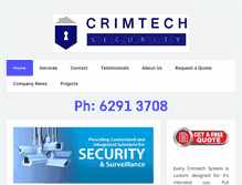 Tablet Screenshot of crimtech.com.au